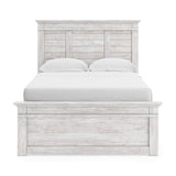 Makidern Whitewash Full Panel Bed from Ashley - Luna Furniture