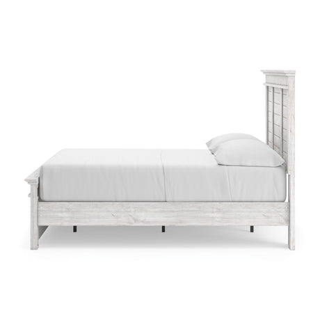 Makidern Whitewash Full Panel Bed with Storage from Ashley - Luna Furniture