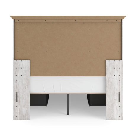 Makidern Whitewash Full Panel Storage Bed from Ashley - Luna Furniture