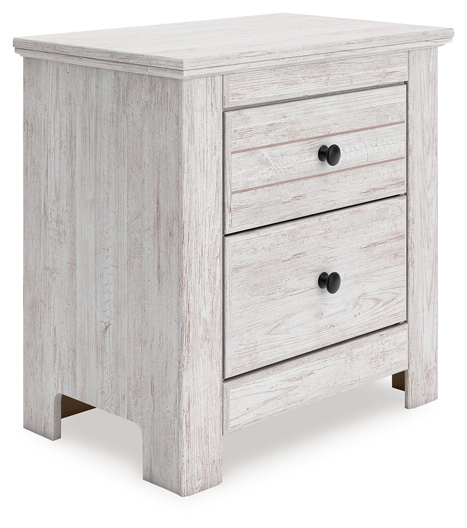 Makidern Whitewash Nightstand from Ashley - Luna Furniture