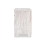 Makidern Whitewash Storage Panel Bedroom Set with 2 One-Side Drawers from Ashley - Luna Furniture