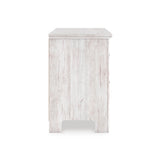 Makidern Whitewash Nightstand from Ashley - Luna Furniture