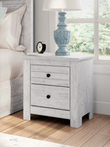 Makidern Whitewash Nightstand from Ashley - Luna Furniture