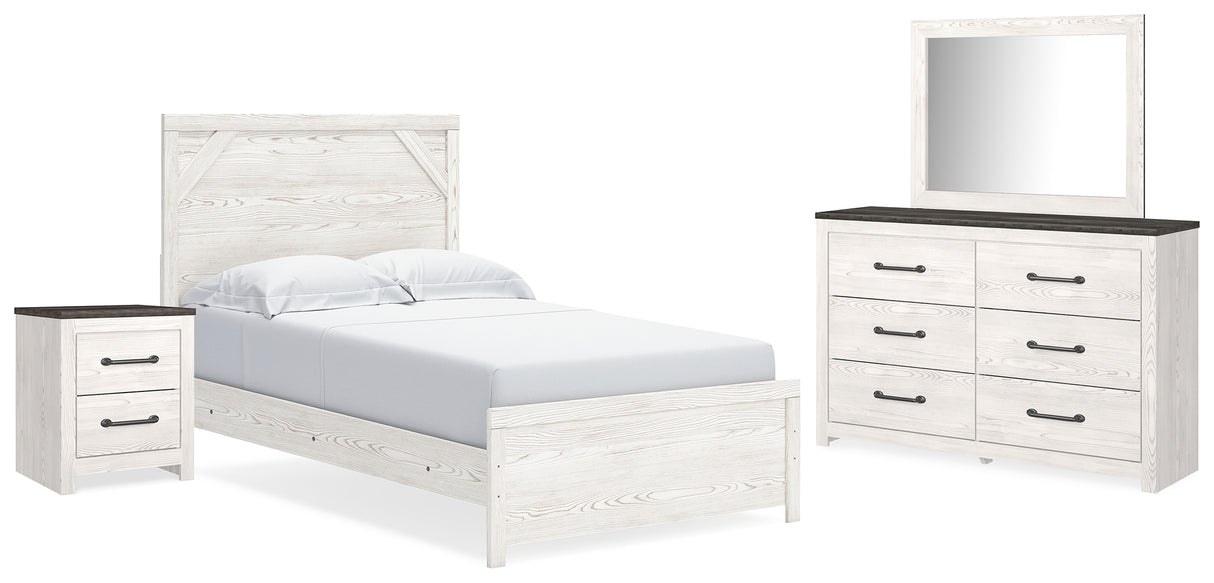 Gerridan White/Gray Youth Panel Bedroom Set from Ashley Furniture - Luna Furniture