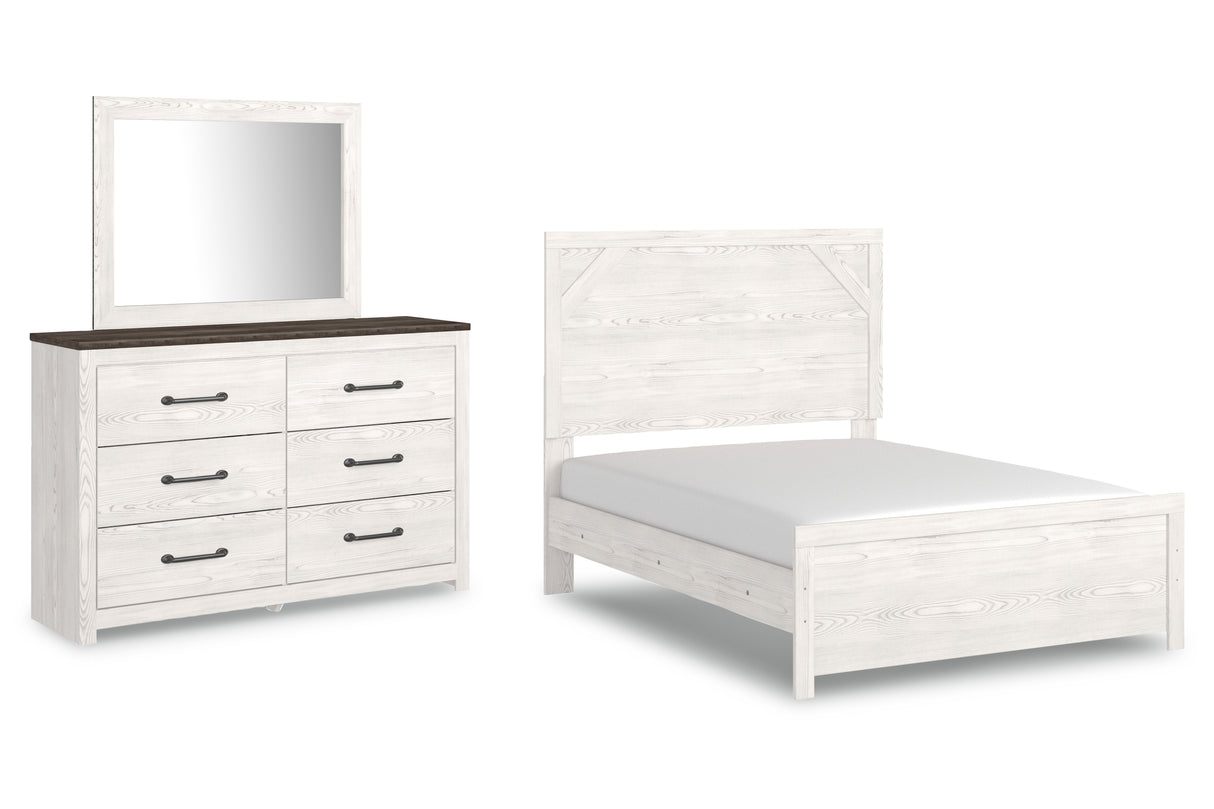 Gerridan White/Gray Youth Panel Bedroom Set from Ashley Furniture - Luna Furniture