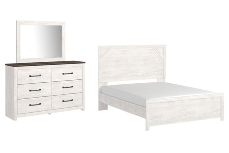 Gerridan White/Gray Panel Bedroom Set from Ashley - Luna Furniture