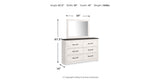 Gerridan White/Gray Dresser and Mirror from Ashley Furniture - Luna Furniture