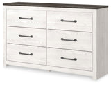 Gerridan White/Gray Dresser from Ashley Furniture - Luna Furniture