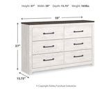 Gerridan Queen Panel Bed, Dresser and Nightstand from Ashley Furniture - Luna Furniture