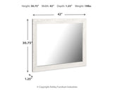 Gerridan White/Gray Bedroom Mirror (Mirror Only) from Ashley Furniture - Luna Furniture