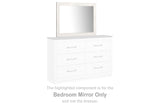 Gerridan White/Gray Bedroom Mirror (Mirror Only) from Ashley Furniture - Luna Furniture