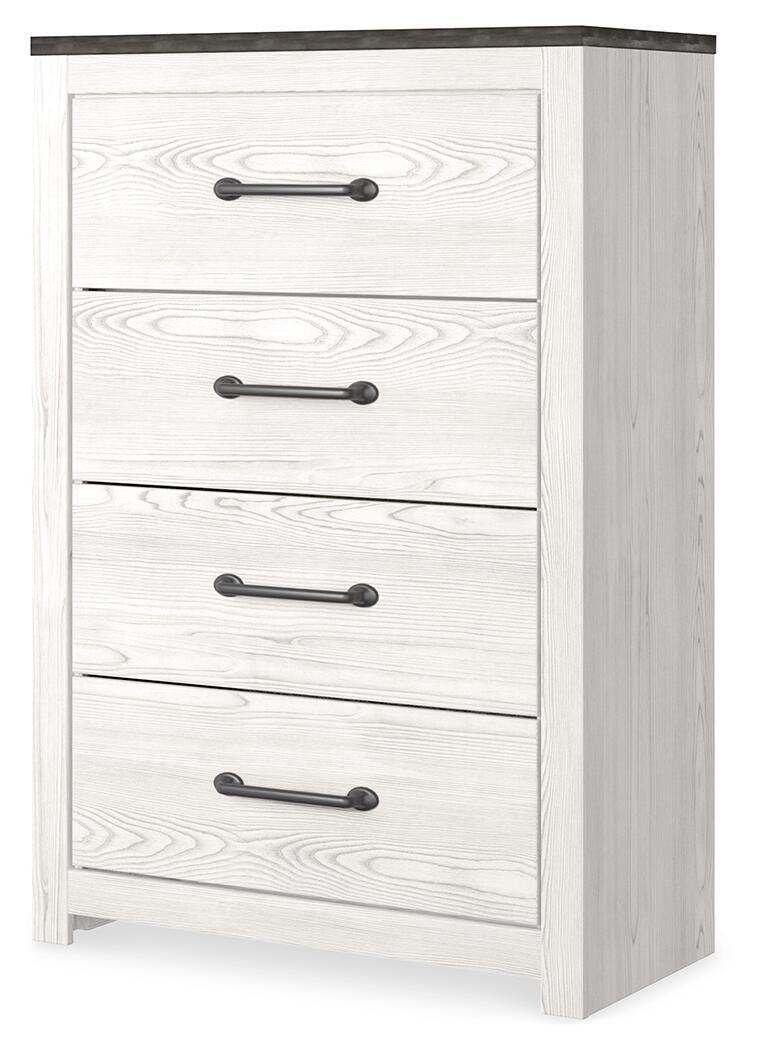 Gerridan White/Gray Chest of Drawers from Ashley Furniture - Luna Furniture