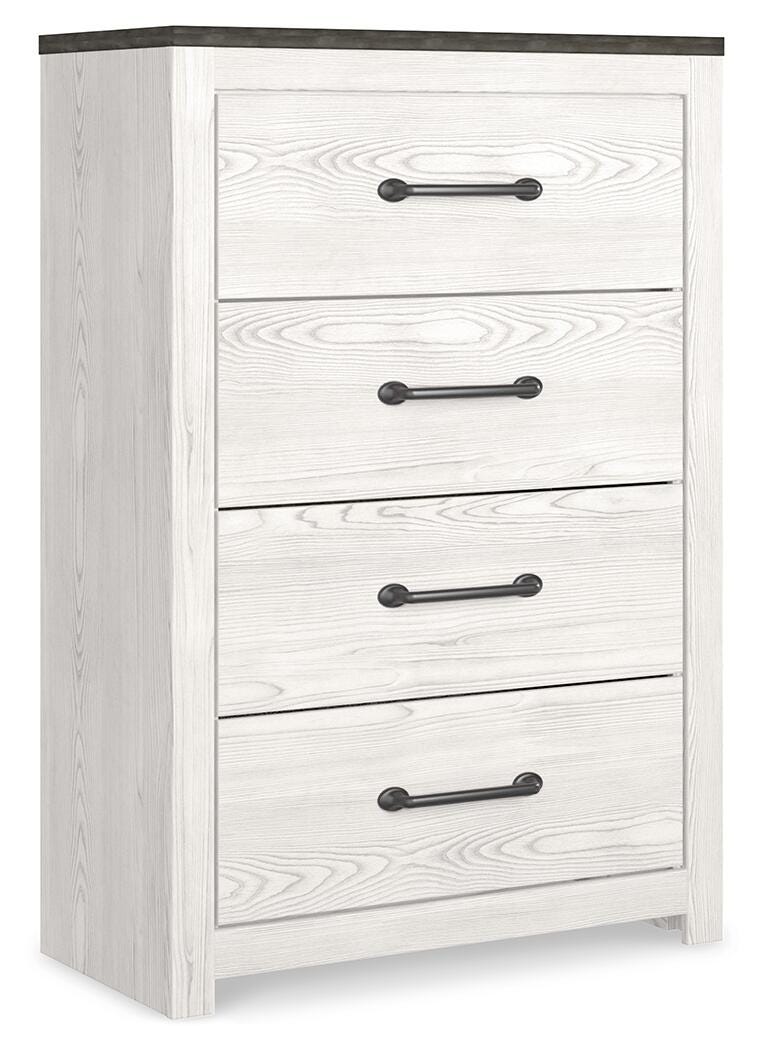 Gerridan White/Gray Chest of Drawers from Ashley Furniture - Luna Furniture