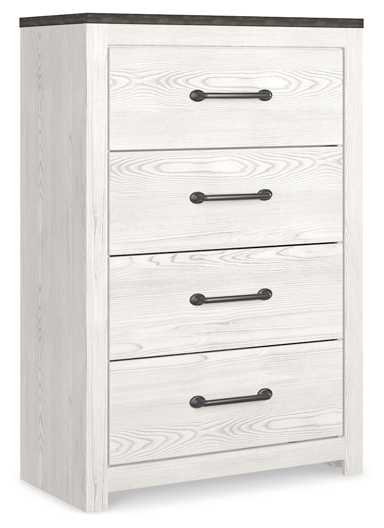 Gerridan White/Gray Panel Bedroom Set from Ashley - Luna Furniture