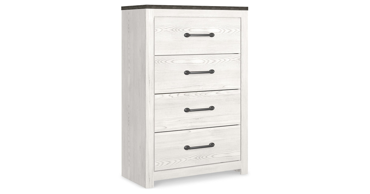 Gerridan White/Gray Chest of Drawers from Ashley Furniture - Luna Furniture