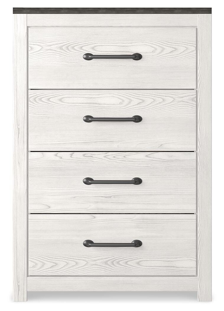 Gerridan White/Gray Chest of Drawers from Ashley Furniture - Luna Furniture
