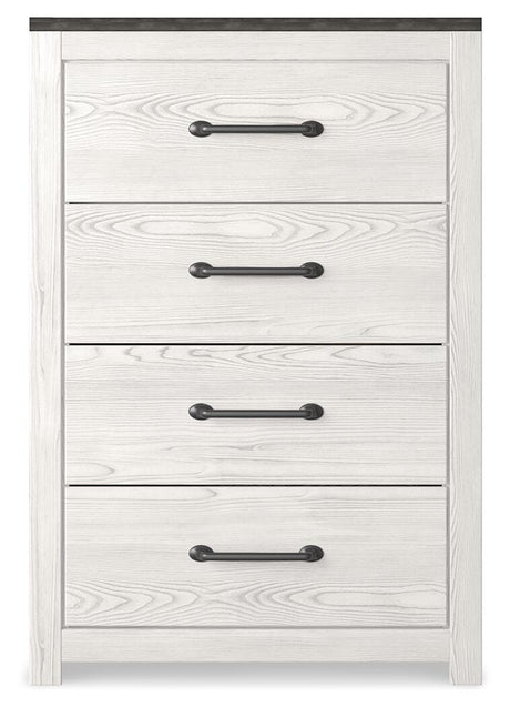 Gerridan White/Gray Chest of Drawers from Ashley Furniture - Luna Furniture
