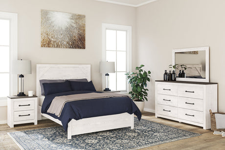 Gerridan White/Gray Dresser and Mirror from Ashley - Luna Furniture