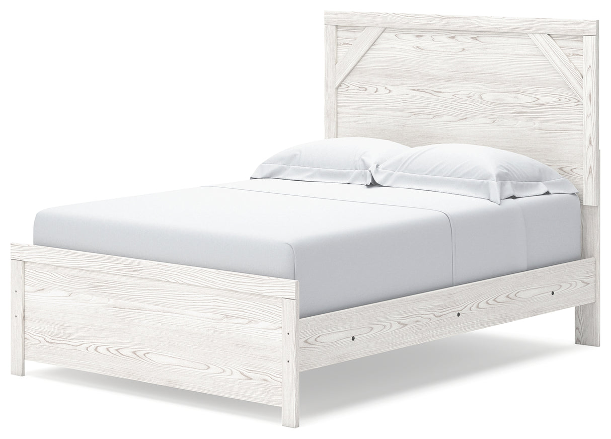 Gerridan White/Gray Youth Panel Bedroom Set from Ashley Furniture - Luna Furniture