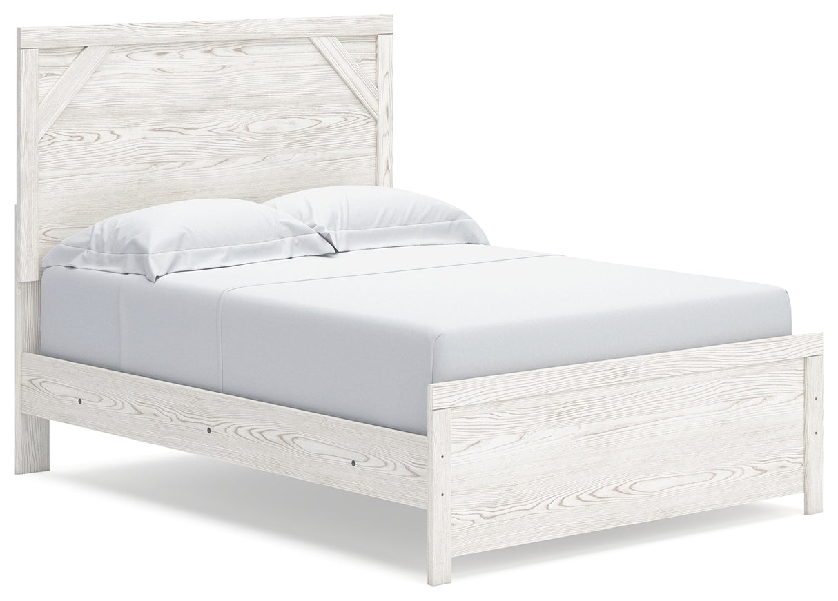 Gerridan White/Gray Youth Panel Bedroom Set from Ashley Furniture - Luna Furniture
