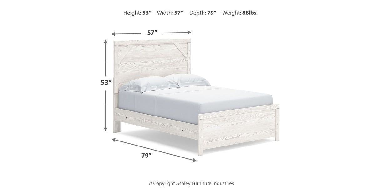 Gerridan White Full Panel Bed from Ashley Furniture - Luna Furniture