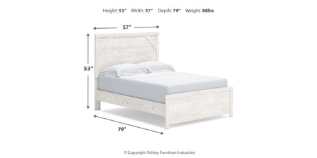 Gerridan White Full Panel Bed from Ashley Furniture - Luna Furniture