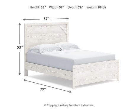 Gerridan White Full Panel Bed from Ashley Furniture - Luna Furniture