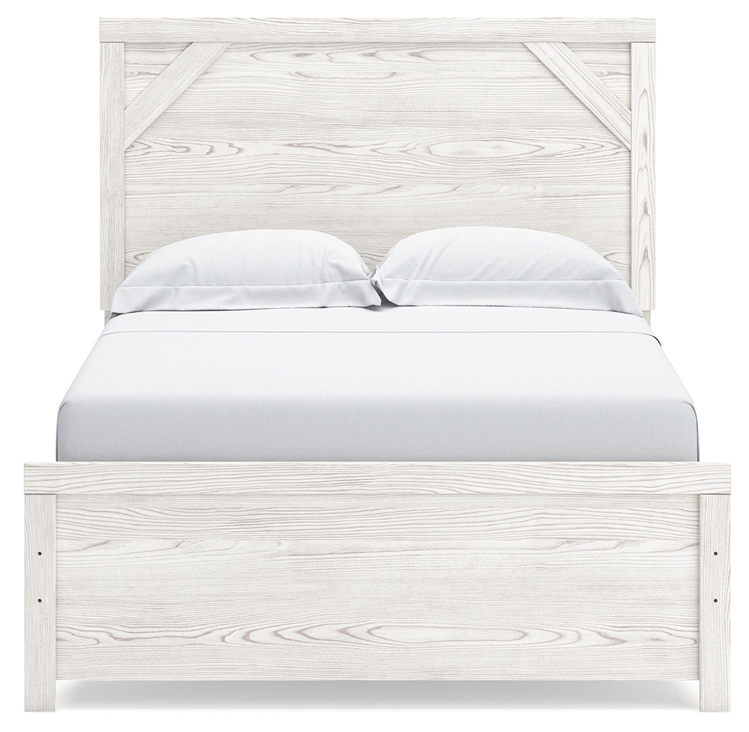 Gerridan White/Gray Youth Panel Bedroom Set from Ashley Furniture - Luna Furniture
