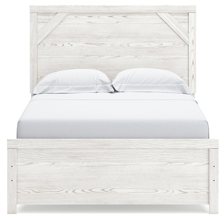 Gerridan White/Gray Youth Panel Bedroom Set from Ashley Furniture - Luna Furniture