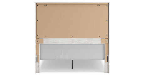 Gerridan White/Gray Queen Panel Bed, Dresser, Chest and Nightstand from Ashley Furniture - Luna Furniture