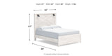 Gerridan White/Gray Queen Panel Bed, Dresser, Chest and Nightstand from Ashley Furniture - Luna Furniture
