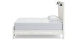 Gerridan King Panel Bed with Dresser in White/Gray from Ashley Furniture - Luna Furniture