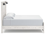 Gerridan White/Gray LED Panel Bedroom Set from Ashley Furniture - Luna Furniture