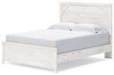 Gerridan Queen Panel Bed with Dresser in White/Gray from Ashley Furniture - Luna Furniture