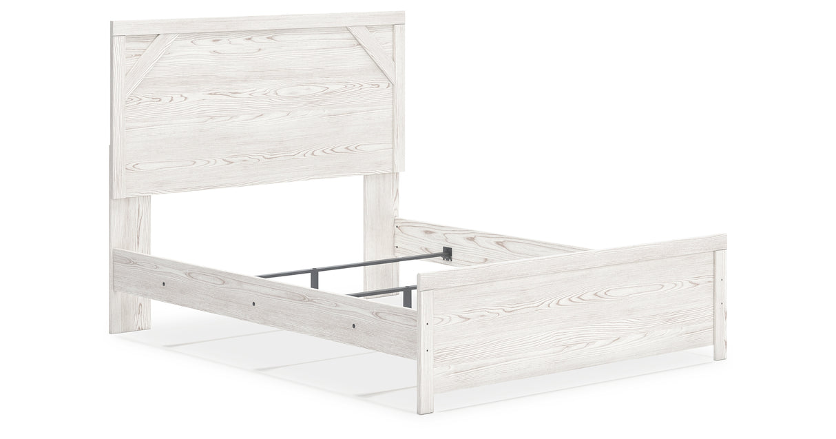 Gerridan Queen Panel Bed, Dresser and Nightstand from Ashley Furniture - Luna Furniture