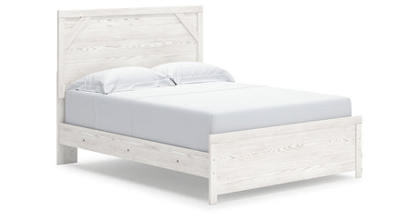 Gerridan White Queen Panel Bed from Ashley - Luna Furniture