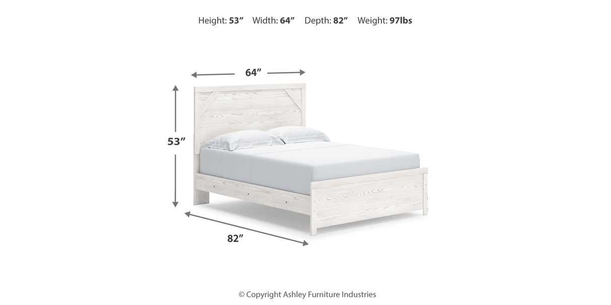 Gerridan Queen Panel Bed, Dresser and Nightstand from Ashley Furniture - Luna Furniture