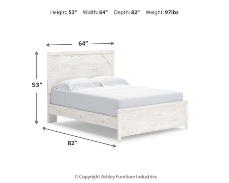Gerridan White/Gray Panel Bedroom Set from Ashley - Luna Furniture