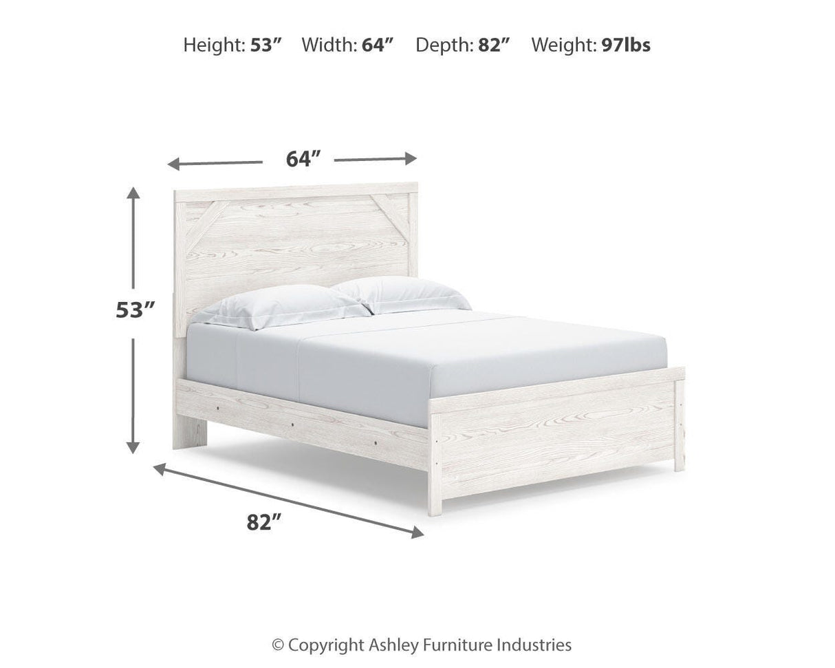 Gerridan White Queen Panel Bed from Ashley Furniture - Luna Furniture