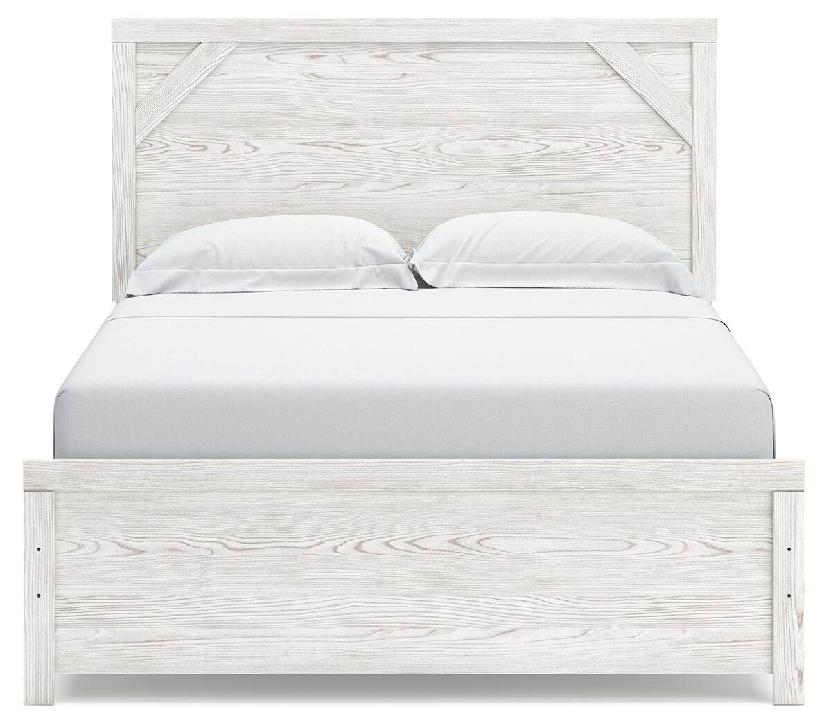 Gerridan White Queen Panel Bed from Ashley Furniture - Luna Furniture