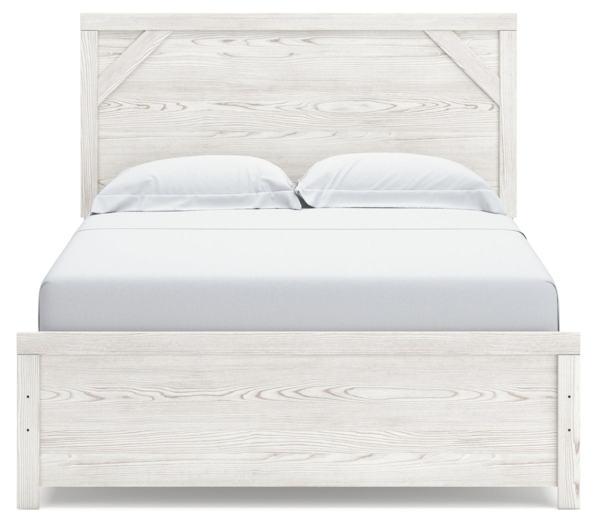 Gerridan White/Gray Panel Bedroom Set from Ashley - Luna Furniture