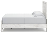 Gerridan Queen Panel Bed with Dresser in White/Gray from Ashley Furniture - Luna Furniture