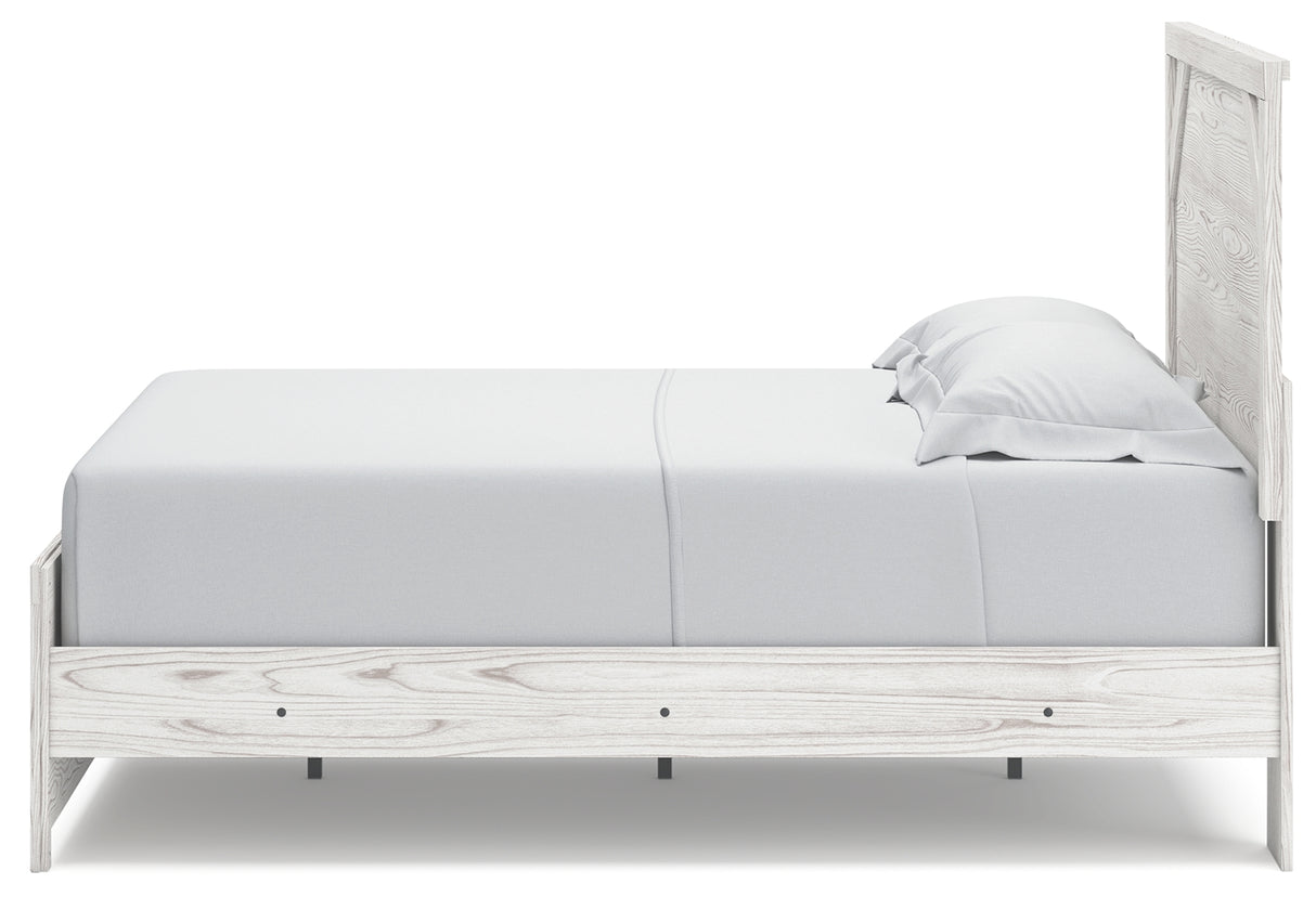 Gerridan White/Gray Panel Bedroom Set from Ashley - Luna Furniture