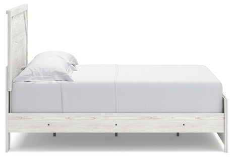 Gerridan Queen Panel Bed with Dresser in White/Gray from Ashley - Luna Furniture