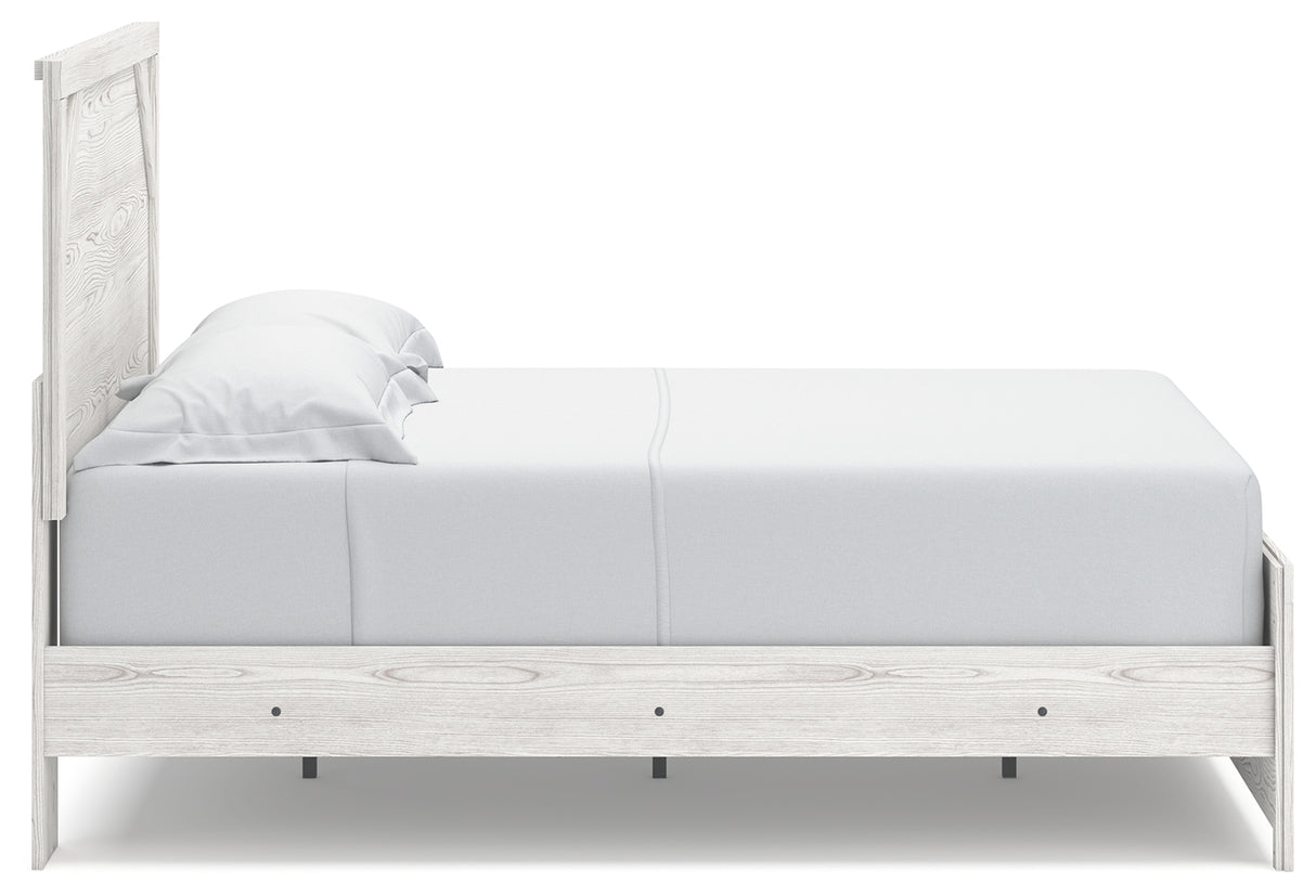Gerridan White/Gray Panel Bedroom Set from Ashley - Luna Furniture