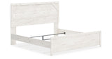 Gerridan White/Gray King Panel Bed, Dresser, Chest and 2 Nightstands from Ashley Furniture - Luna Furniture