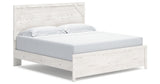 Gerridan White/Gray King Panel Bed, Dresser and 2 Nightstands from Ashley Furniture - Luna Furniture