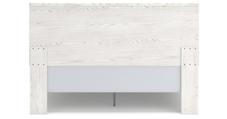 Gerridan White/Gray King Panel Bed, Dresser, Chest and 2 Nightstands from Ashley Furniture - Luna Furniture