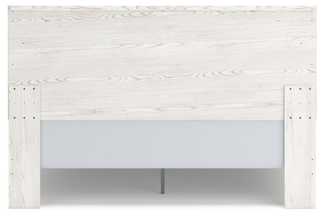 Gerridan White/Gray King Panel Bed, Chest and Nightstand from Ashley - Luna Furniture