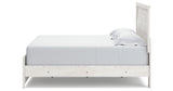 Gerridan White/Gray King Panel Bed, Dresser and 2 Nightstands from Ashley Furniture - Luna Furniture